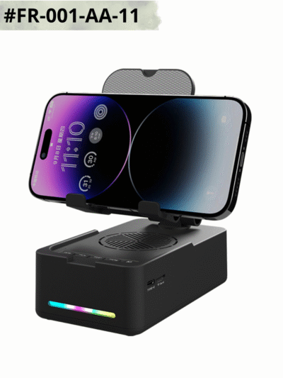 Support de téléphone pliable T203 avec haut-parleur