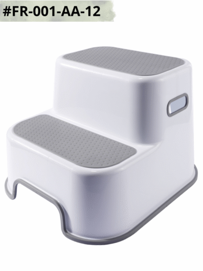 Tabouret 2 marches en plastique antidérapant de haute qualité pour enfants