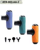 Mini pistolet d’épaule Massage des tissus profonds Corps de percussion Mini pistolets de massage avec étui Outils de thérapie portatifs en silicone