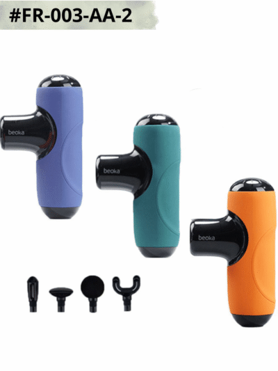 Mini pistolet d’épaule Massage des tissus profonds Corps de percussion Mini pistolets de massage avec étui Outils de thérapie portatifs en silicone