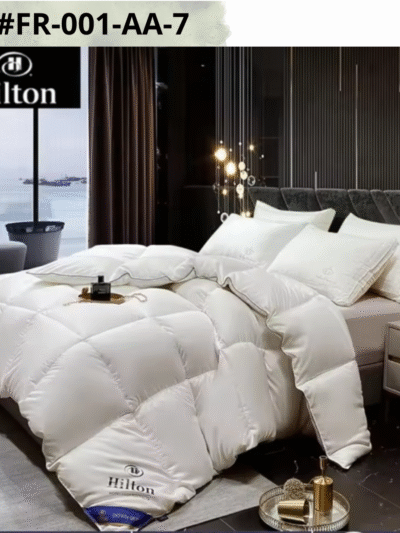HILTON-Couette en duvet d'oie pour hôtel 5 étoiles, couette chaude pour lit double, couette pour climatiseur, quatre saisons, hiver