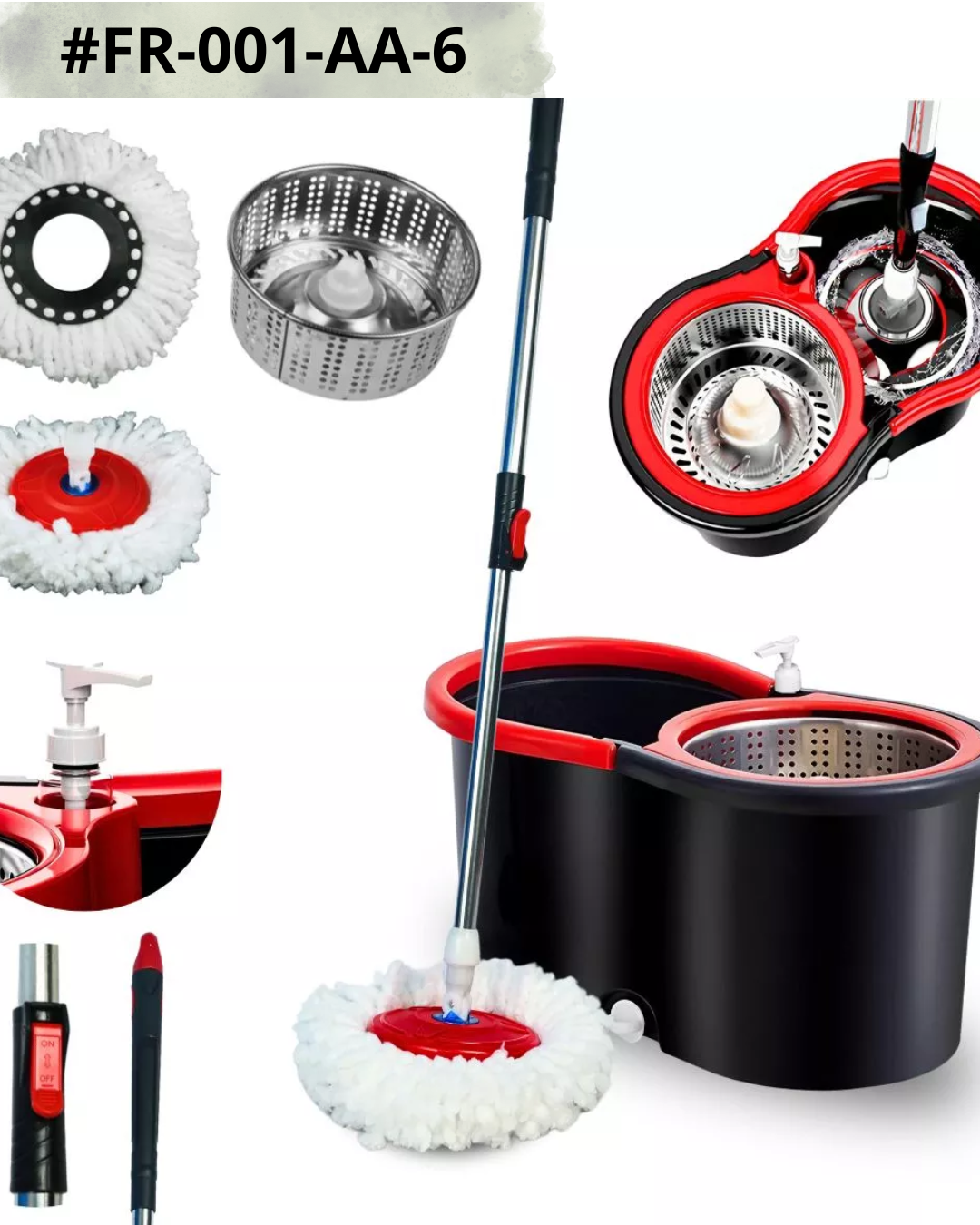 Microfibre Mop Bucket 360