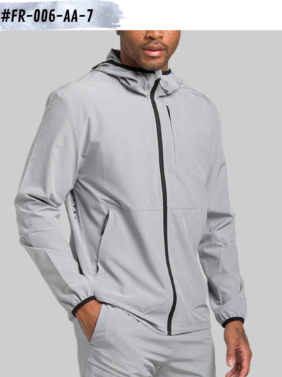 Veste coupe-vent 2 en 1 pour homme