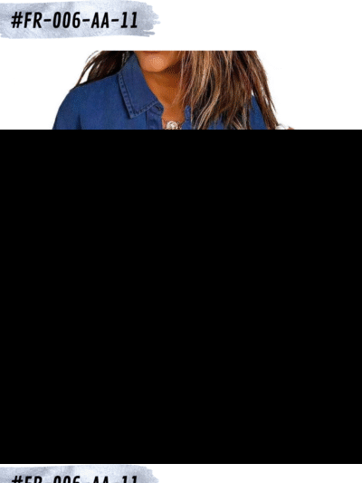 Veste en denim oversize pour femmes