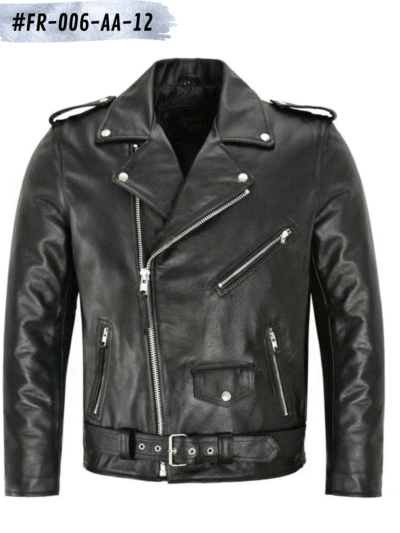 Veste en cuir de vachette véritable sur mesure OEM